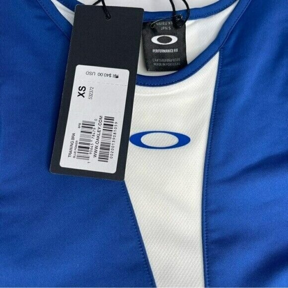 NEW Oakley Blue Power Contrast Sports Bra US XS - Picture 5 of 6